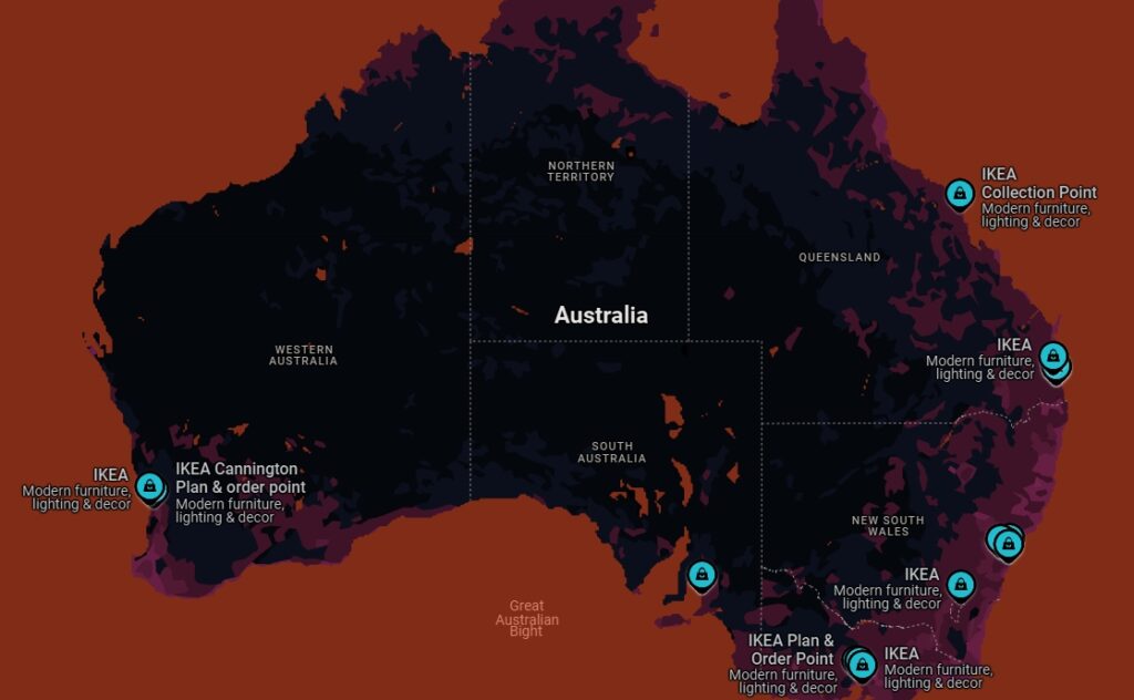 Ikea Stores All Across Australia