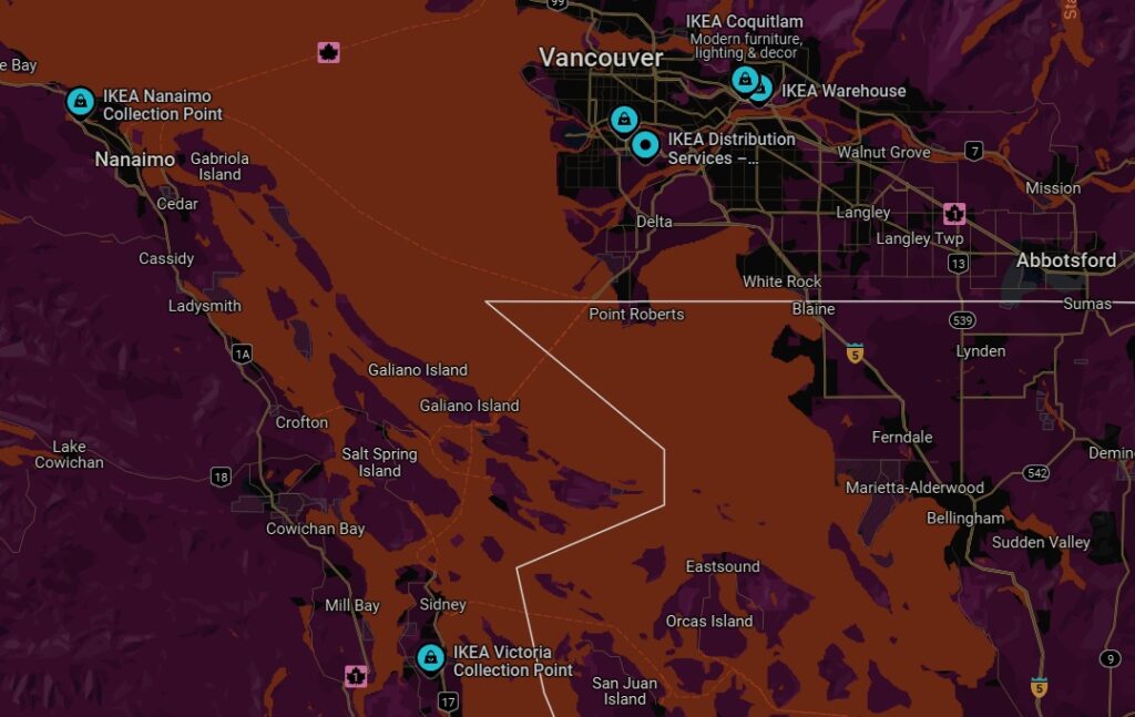 Ikea Stores Near British Columbia